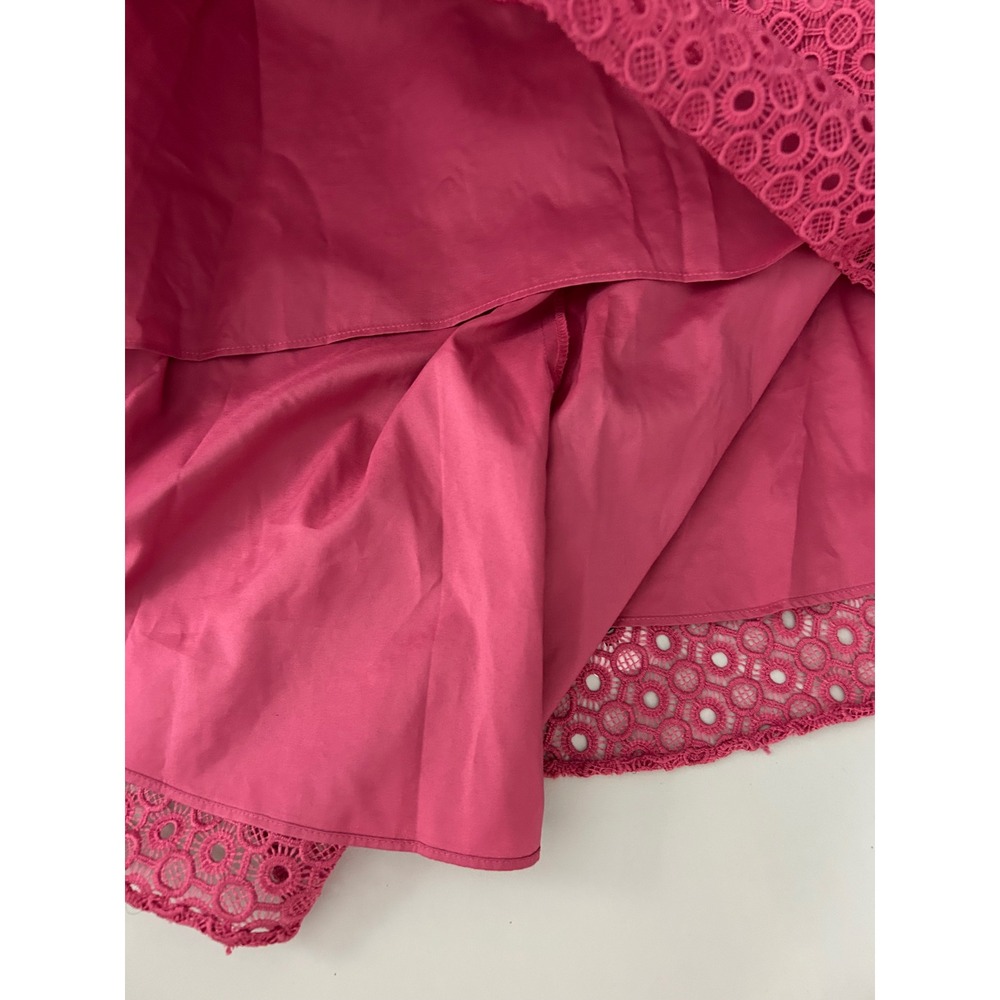 Aidan Mattox Dress Womens Size 4 Eyelet Maxi Sheath Pink - Picture 11 of 11